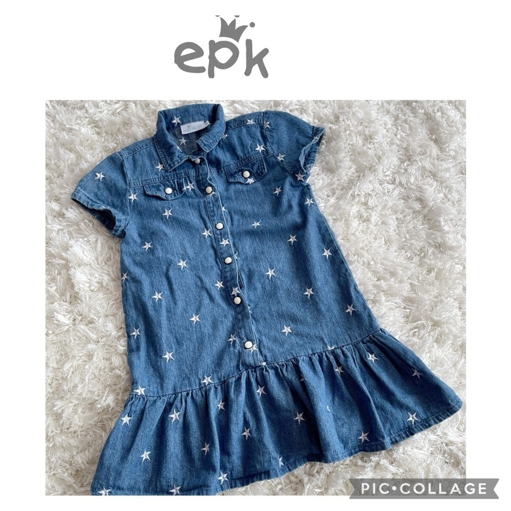 🇪🇸 EPK girls stars denim dress